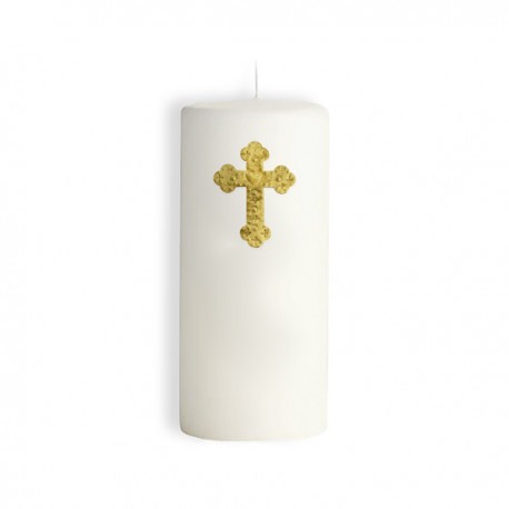 ♥ Clou décoratif laiton doré Croix cœur