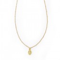 ♥ Collier chaîne boule et médaille miraculeuse en Or 14 carats