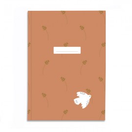 Carnet Esprit Saint – terracotta & rameau d’olivier doré – 14,8 x 21 cm, 80 pages - Carnets et bloc notes papeterie religieus...