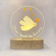 Veilleuse Esprit Saint LED "Viens Esprit de lumière" – Plexiglass & bois USB - Nouveautés Godsavetheking