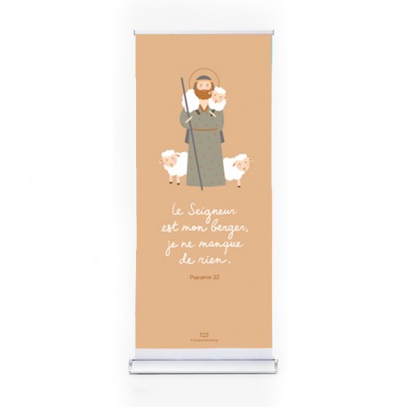 Kakémono - Le bon berger - Kakémono - Roll-up objets religieux God save the king