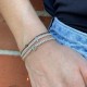 Bracelet croix et perles en argent 925 - Bracelets religieux femme Godsavetheking