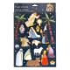 ♥ Calendrier de l'Avent Crèche de Noël 3D réutilisable