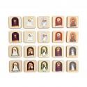♥ Jeu de Mémories de Marie – 20 pièces en bois