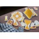 ♥ Kit de messe miniature pour enfants - 21 pièces en mousse et sac de rangement