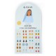 Boucles d’oreilles autocollantes mariales – 28 paires