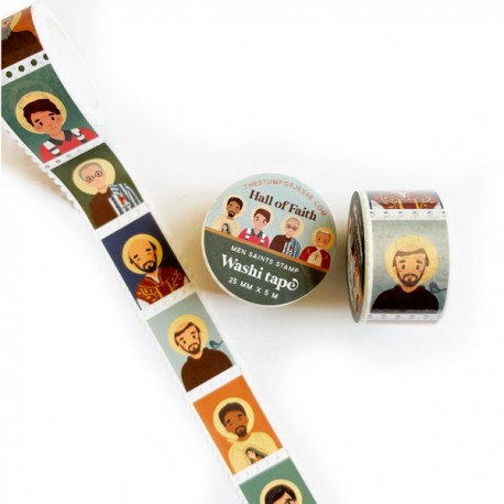 ♥ Masking tape Hommes Saints – Style Timbre