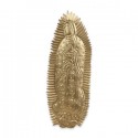 ♥ Notre-Dame de Guadalupe en laiton doré – 20 cm