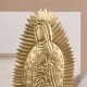 ♥ Notre-Dame de Guadalupe en laiton doré – 20 cm