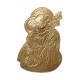 ♥ Saint Joseph Protecteur en laiton doré - 20 cm