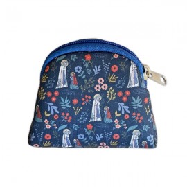 ♥ Pochette à chapelet Notre-Dame de Lourdes