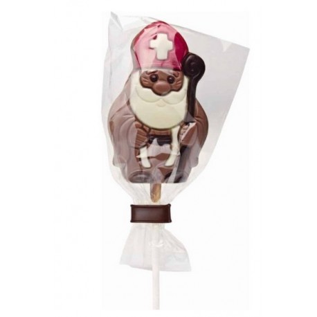 ♥ Sucette en chocolat Saint Nicolas
