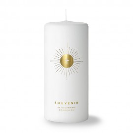 Bougie blanche marquage doré souvenir de ma première Communion