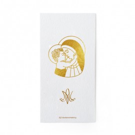 Signet or à chaud Vierge à l'Enfant - Signets religieux papeterie religieuse Godsavetheking