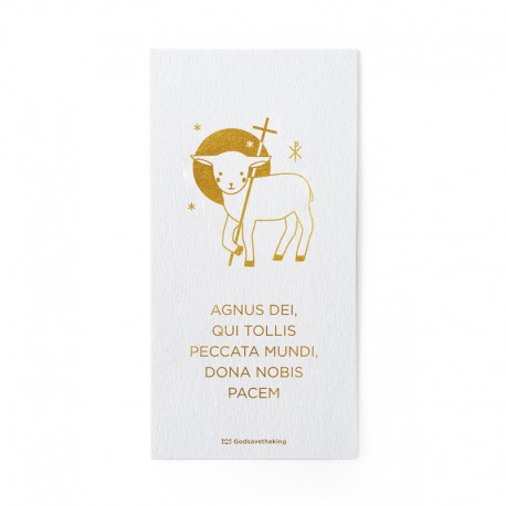 Signet or à chaud Agnus Dei - Signets religieux papeterie religieuse Godsavetheking