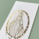 Signet or à chaud Notre-Dame de la Médaille miraculeuse - Vierge Marie - Signets religieux papeterie religieuse Godsavetheking