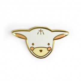Pin's Agneau de Dieu - Pin's et écusson religieux Godsavetheking