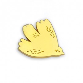 Pin’s Colombe Dorée – Esprit Saint - Pin's et écusson religieux Godsavetheking