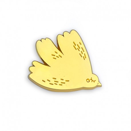 Pin’s Colombe Dorée – Esprit Saint - Pin's et écusson religieux Godsavetheking