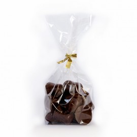 Sachet de 12 Cloches de Pâques en chocolat noir 70% fourré praliné - Carême & Pâques papeterie religieuse Godsavetheking