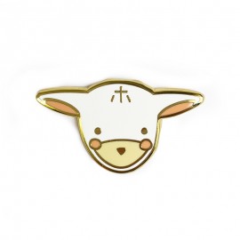 Pin’s Agneau de Dieu - Pin's et écusson religieux Godsavetheking