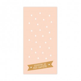 Signet Eau du baptême rose - Images et signets de Baptême Godsavetheking
