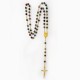 ♥ Chapelet doré Ave Maria en pierres naturelles d'agate - grand format - Chapelet et dizainiers objets religieux God save the...