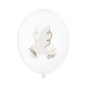 ♥ Ballons avec Colombe - 30 cm - lot de 6 - Décoration de Communion Godsavetheking