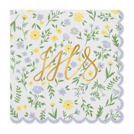♥ Serviettes 33 cm avec symboles IHS - Lot de 20 - Décoration de Communion Godsavetheking
