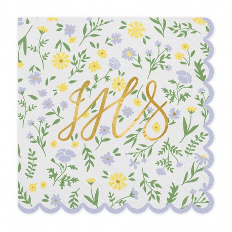 ♥ Serviettes 33 cm avec symboles IHS - Lot de 20 - Décoration de Communion Godsavetheking