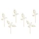♥ Cake toppers colombe - Lot de 6 - Décoration de Communion Godsavetheking