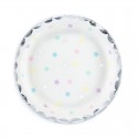 ♥ Assiettes étoiles colorées - 18 cm