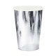♥ Gobelets en papier Argent 250ml - Lot de 6 - Décoration de Fête Godsavetheking