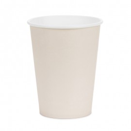♥ Gobelets en papier beige 250ml - Lot de 6 - Décoration de Fête Godsavetheking