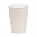 ♥ Gobelets en papier beige 250ml - Lot de 6