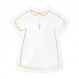♥ Serviettes de table de communion - 14 x 16 cm - Décoration de Communion Godsavetheking