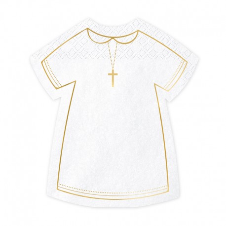 ♥ Serviettes de table de communion - 14 x 16 cm - Décoration de Communion Godsavetheking