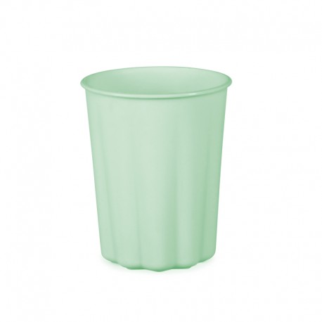 ♥ Gobelets en plastique réutilisable vert sauge , 220 ml - Lot de 4 - Décoration de Fête Godsavetheking