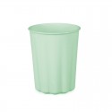 ♥ Gobelets en plastique réutilisable vert sauge , 220 ml - Lot de 4