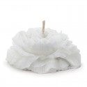 ♥ Bougie flottante pivoine mat blanc - 8 cm