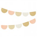 ♥ Guirlande de papier de soie couleurs - 3 mètres