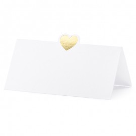 ♥ 10 marque-places cœur à personnaliser - Décoration de Communion Godsavetheking