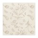 ♥ Serviettes Fleurs beige - Lot de 12 - Décoration de Communion Godsavetheking