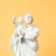 ♥ Statue de St Joseph et Jésus blanc avec des touches dorées - 30 cm - Statues objets religieux God save the king