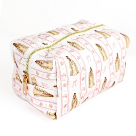 ♥ Trousse de toilette matelassée Jésus et Saints