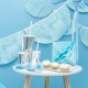 ♥ Gobelets en papier Argent 250ml - Lot de 6 - Décoration de Fête Godsavetheking