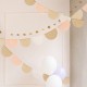 ♥ Guirlande de papier de soie couleurs - 3 mètres - Décoration de Communion Godsavetheking