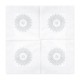 ♥ Serviettes de communion IHS argent- Lot de 20 - Décoration de Communion Godsavetheking