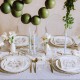 ♥ Serviettes de communion IHS doré- Lot de 12 - Décoration de Communion Godsavetheking
