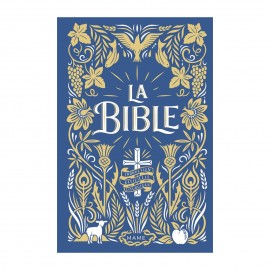 ♥ La Bible reliée bleu marine